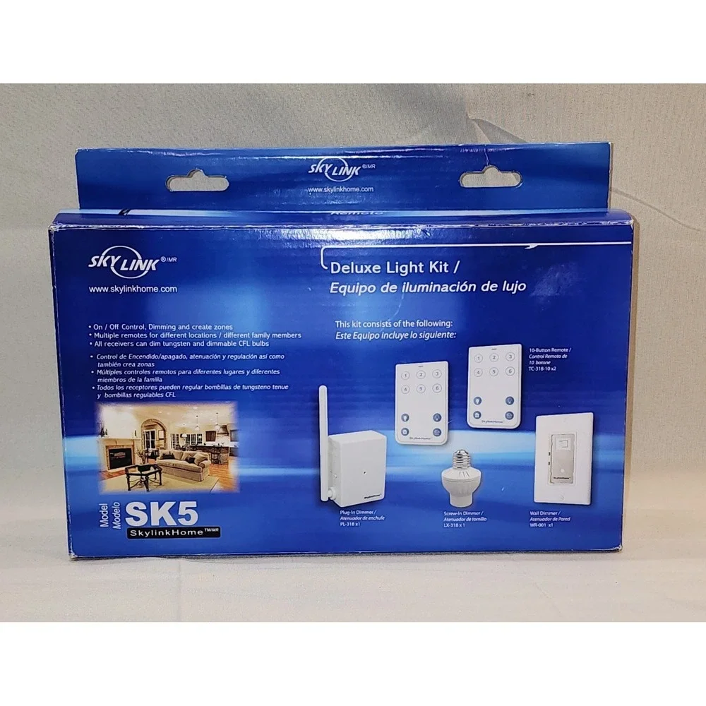 🔥 Skylink Home Model SK-5 Deluxe Light Kit With Remote Control 🔥